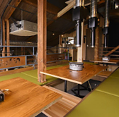 2階は掘りごたつもございます。※貸切や団体様のご予約時のみの受付となります。