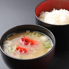 ごはん・お味噌汁・お漬物