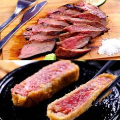 【メイン】牛タン&牛カツ盛り合わせ
