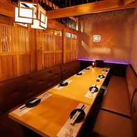 スタイリッシュな空間は各種ご宴会にオススメです！