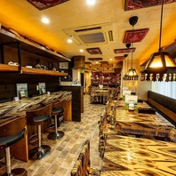 内装や家具にこだわった、本場ウイグルの雰囲気◎