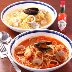 【こだわり食材を楽しむスープスパゲティ】こだわりの麺と新鮮な食材を使ったスープスパゲティ1390円(税込)の写真