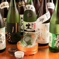 【日本酒や焼酎など豊富にご用意】