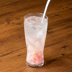 すりおろし白桃サワー