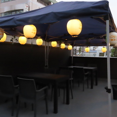 女子会にも最適◎準備いらずで楽しめます。夏の夜風に吹かれながら贅沢なひと時をお過ごしください♪