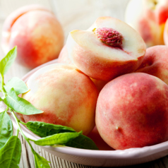 桃のハイボール