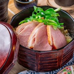 合鴨と九条ネギのおひつご飯