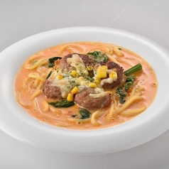 挽肉たっぷりミートクリームパスタ～シチュー仕立て～