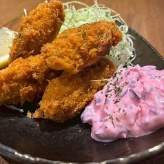 広島県産!!しば漬けタルタルで大粒カキフライ(2個)