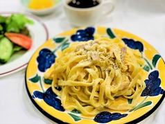 Dランチ【カルボナーラ・フェットチーネ】