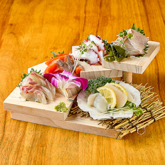 刺身五点盛り合わせ