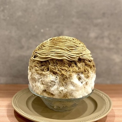 ほうじ茶モンブランとコーヒーゼリー