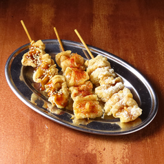 【推】鶏皮のパリパリ揚げ串