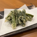 料理メニュー写真&nbsp;野沢菜の天ぷら