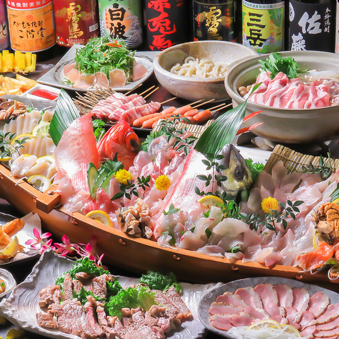 【どんなシーンでもOK！】仕事帰りにサクッと立ち飲みorみんなでワイワイ個室で宴会！