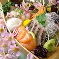 料理メニュー写真 鮮魚のお刺身三点盛り