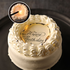 火を灯す、バターキャンドルサプライズ