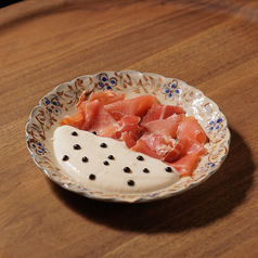 生ハムと豆腐クリーム