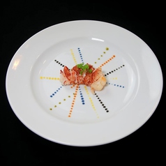 岡山の旬の食材を使用した彩ゆたかな鮮度抜群な料理の写真