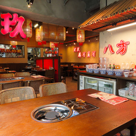 素敵な雰囲気の中食事ができます