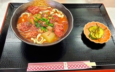 牛汁そば定食