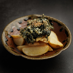 高菜のアイオリポテトフライ