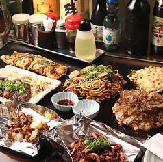 【ボリューム満点】でめきん焼ともんじゃ！充実の飲み放題付き全9品コースの写真