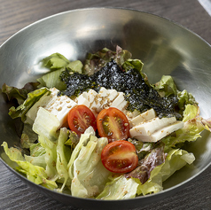 豆腐の胡麻だれサラダ