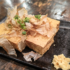 揚げたて厚揚げ かつお節