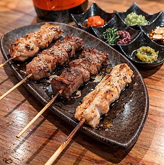 出汁肉串 4種類盛り合わせ