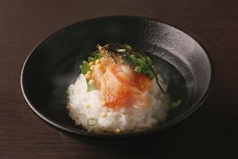 イカ明太茶漬け