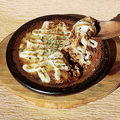 料理メニュー写真&nbsp;さば味噌チーズ焼き　バケット添え