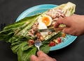 料理メニュー写真&nbsp;Grilledロメインシーザーサラダ -半熟卵のせ-