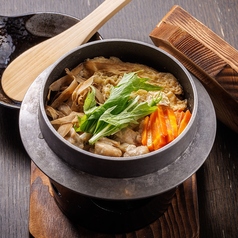 つくば鶏とごぼうの羽釜ごはん