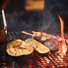 ズッキーニの炭火焼き