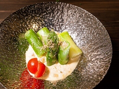 -極太-冷やしアスパラの自家製タルタル