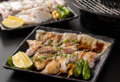料理メニュー写真&nbsp;炭火焼ふぐ（塩ダレor醤油ダレorニンニクポン酢）