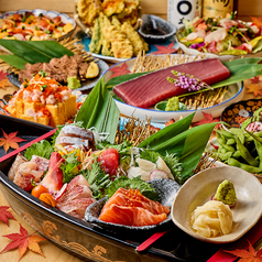 【豊富なコースプラン】生本マグロ断面刺しや厳選鮮魚、炭火焼きを堪能◎の写真
