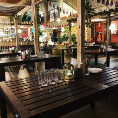 テラス席でBBQご利用いただけます。