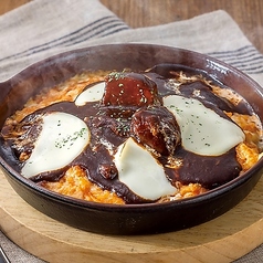 モッツァレラのビーフシチュードリア【Beef-stew and mozzarella-cheese rice gratin】