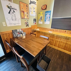 1名様～ご利用頂けるテーブル席もご用意♪