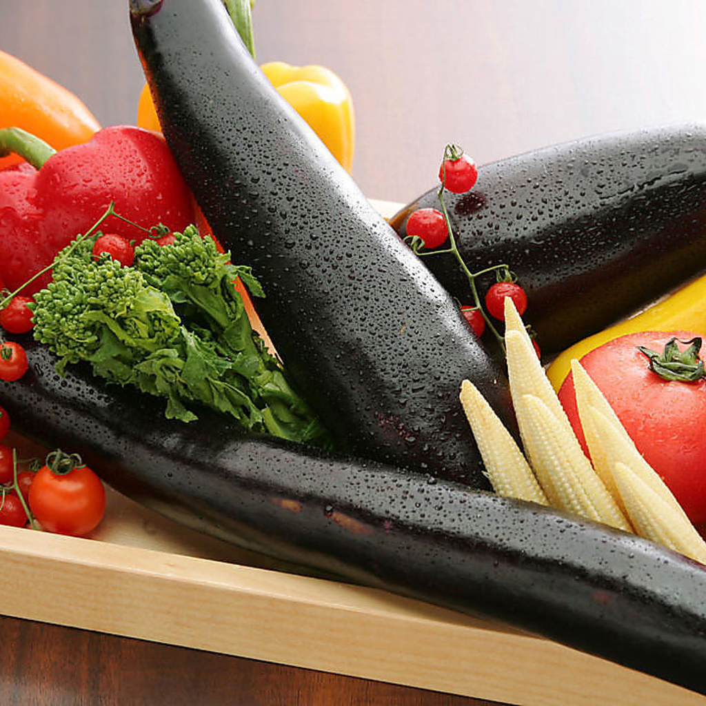 目にも鮮やかな野菜が目白押し♪健康でヘルシーにご堪能下さい！