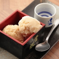 料理メニュー写真&nbsp;自家製酒粕豆乳アイス　sakeアフォガード