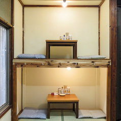 【レトロな雰囲気漂う店内】
