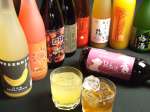 女性にうれしい梅酒や果実酒が豊富！また、焼酎も50種類以上ご用意
