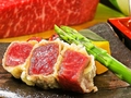 料理メニュー写真 長崎県産黒毛和牛の肉天