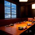 3階窓際　品川のビル群がきれいです