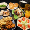 料理メニュー写真 料理はおまかせ飲み放題付きコース