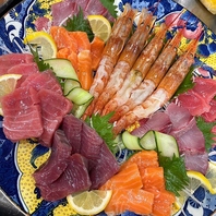 店主の目利きが光る海鮮