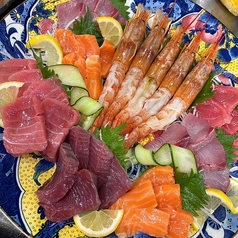 店主の目利きが光る海鮮